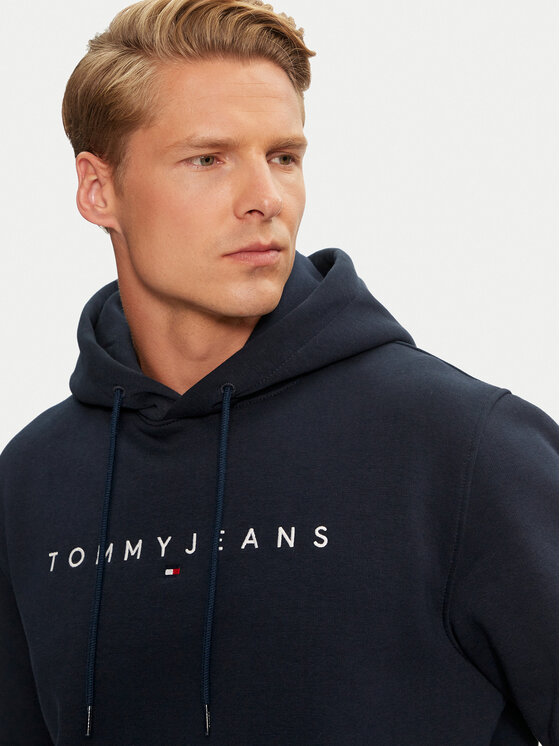Tommy Jeans Tommy Jeans Pulóver DM0DM20746 Sötétkék Regular Fit