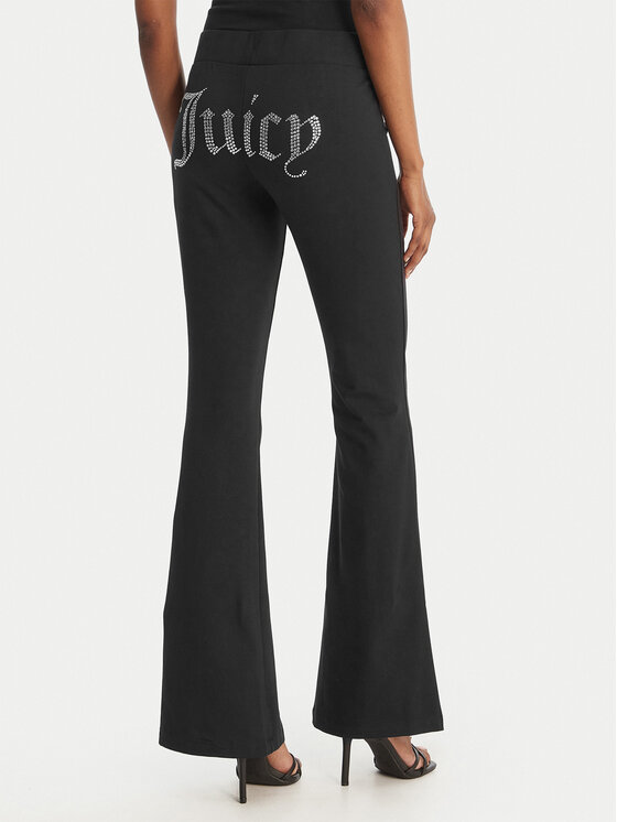 Juicy Couture Juicy Couture Donji dio trenerke Christine JCWBJ126309 Crna Flared Leg