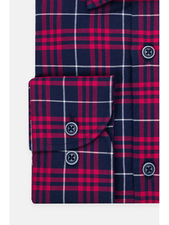 Lancerto Lancerto Koszula Sophie KO073222000016 Granatowy Slim Fit