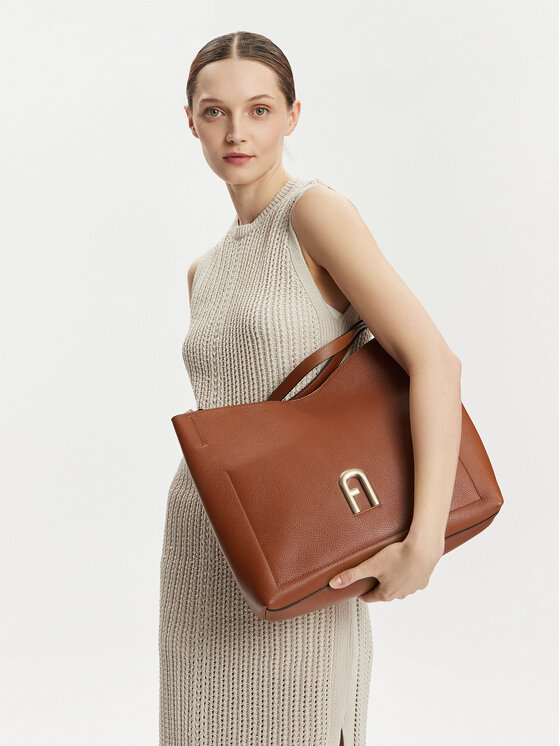 Furla Furla Torebka Primula L Hobo WB00453-HSF000-03B00-9035 Brązowy