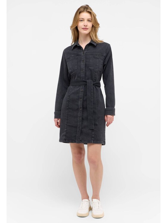 Mustang Mustang Sukienka codzienna Style Elmira Dress Czarny Regular Fit