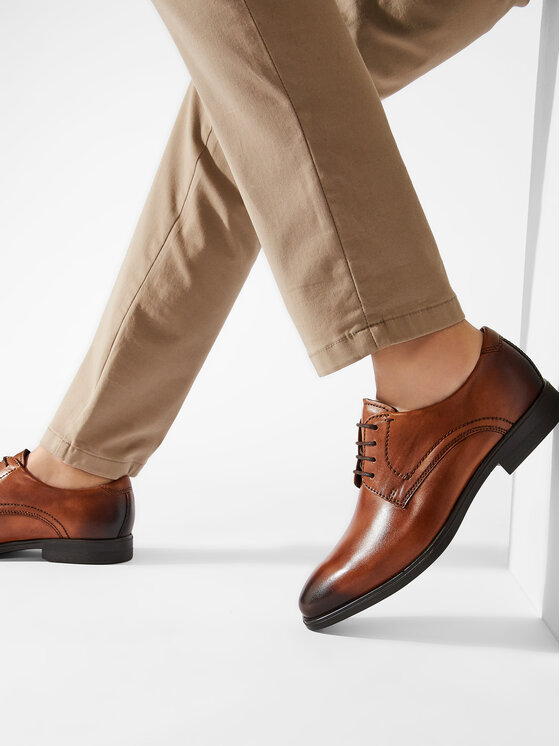 ECCO ECCO Polobotky Melbourne 62163401112 Hnědá