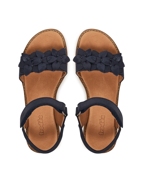 Froddo Froddo Sandali Lorine Flowers G3150251-6 S Blu scuro