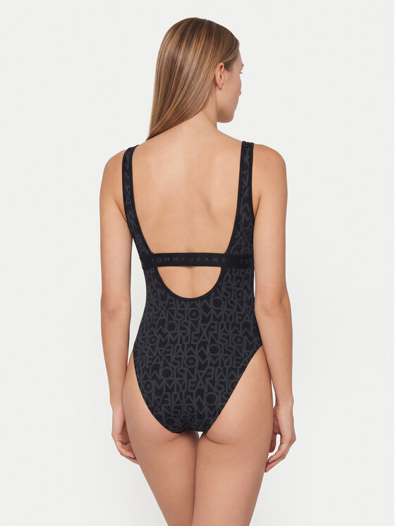 Tommy Hilfiger Tommy Hilfiger Kopalni kostum UW0UW06589 Črna