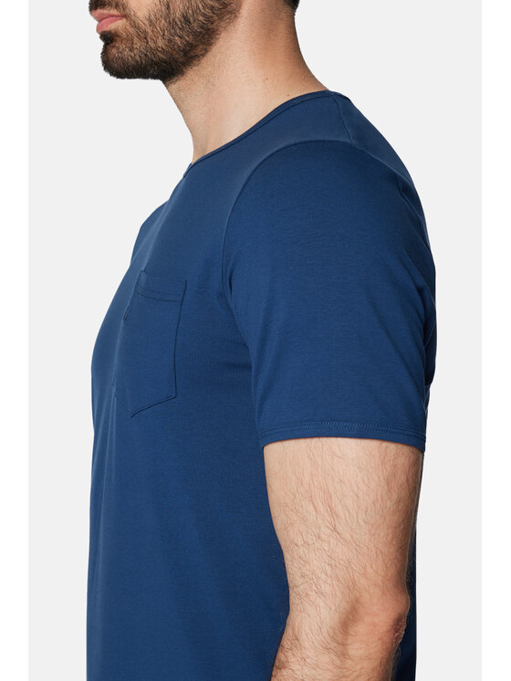 Lancerto Lancerto T-Shirt Ancus TS073124000011 Niebieski Regular Fit