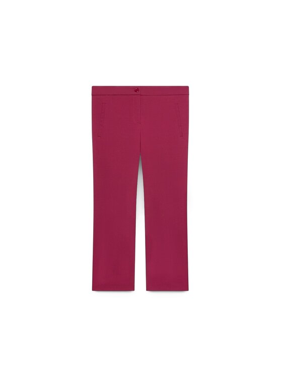 Fiorella Rubino Fiorella Rubino Pantaloni di tessuto P708L202587N036 Bordeaux Flare Fit