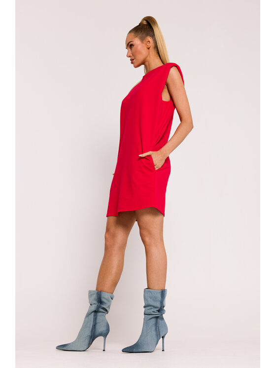 Made of Emotion Made of Emotion Vestito estivo M789 Rosso Generous Fit