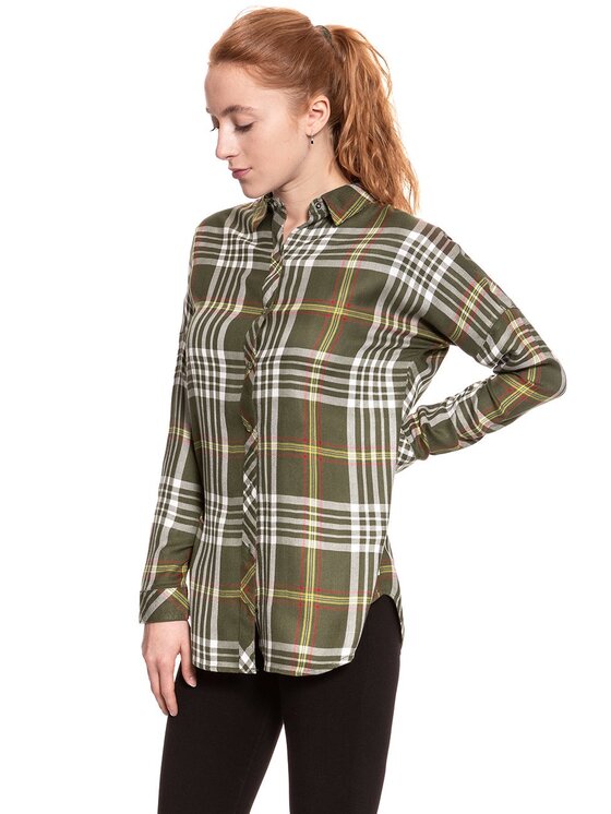Wrangler Wrangler Camicia LOOSE SHIRT Rosso Loose Fit
