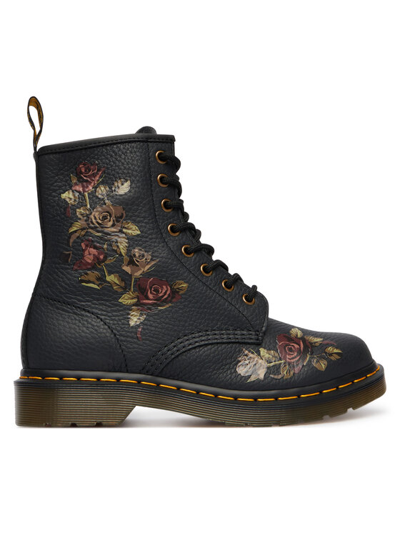 Dr. Martens Dr. Martens Planinarske cipele 1460 Decayed Roses DM32070001 Crna
