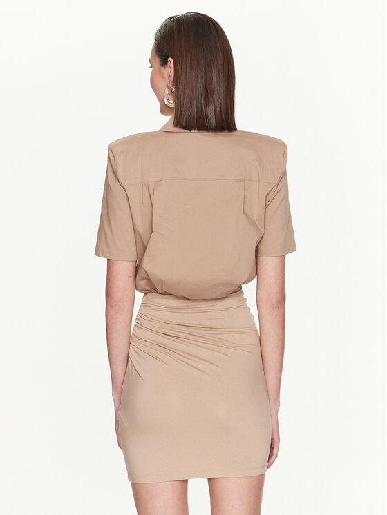 Patrizia Pepe Patrizia Pepe Vsakodnevna obleka 8A1055/J013-B752 Bež Regular Fit