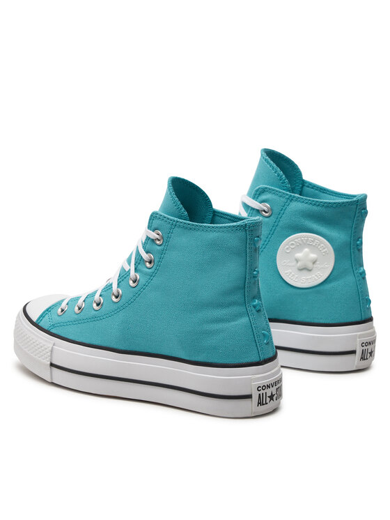 Converse Converse Plátěnky Chuck Taylor All Star Lift Platform Stars A06492C Tyrkysová