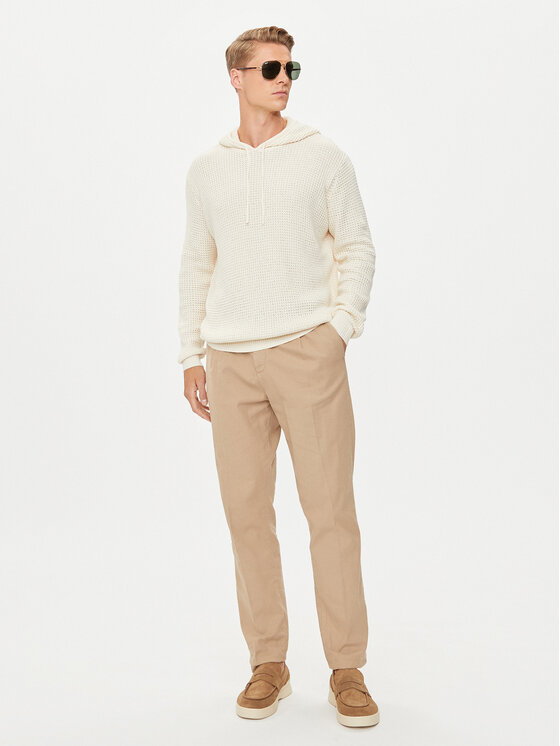 Guess Guess Pullover M4YR09 Z3FB1 Écru Regular Fit