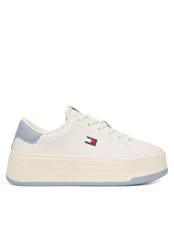 Tommy Jeans Tommy Jeans Tenisice Tjw Script Cupsole Flatform EN0EN02961 Krem