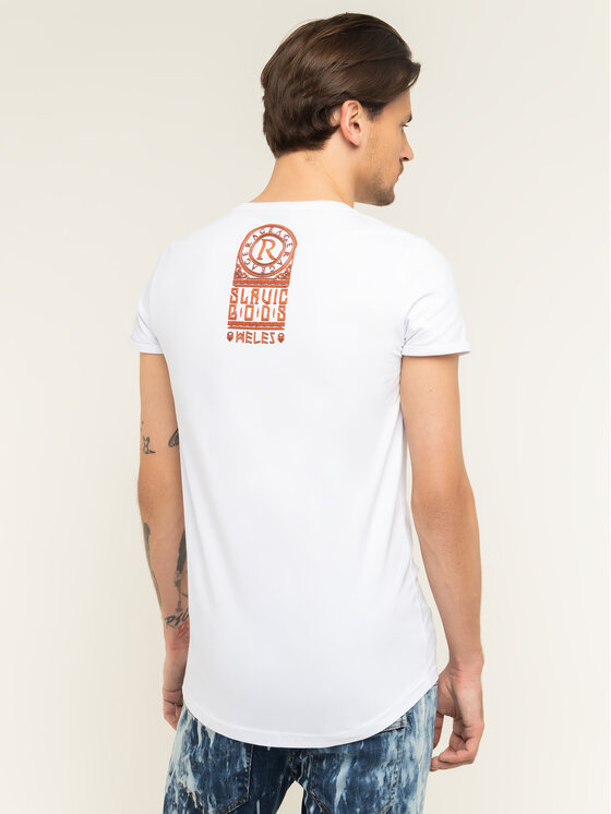 T-shirt Weles Bianco Slim Fit