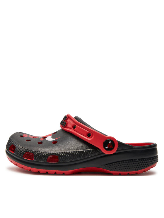 Crocs Crocs Natikače Nba Chicago Bulls Classic Clog Varsity 209441 Crna