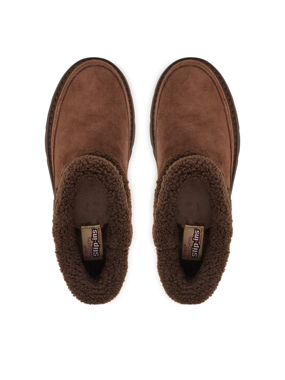 Skechers Skechers Snehule Bobs Keepsakes Lite - Winter Snug 114895 Tmavo hnedá
