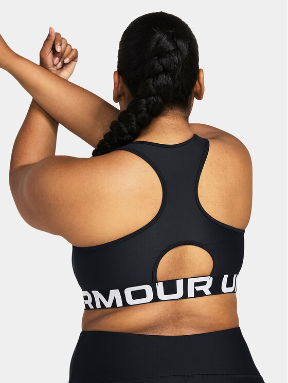 Under Armour Under Armour Sutien sport Ua Hg Authentics Mid Branded 1383544-001 Negru Compression Fit