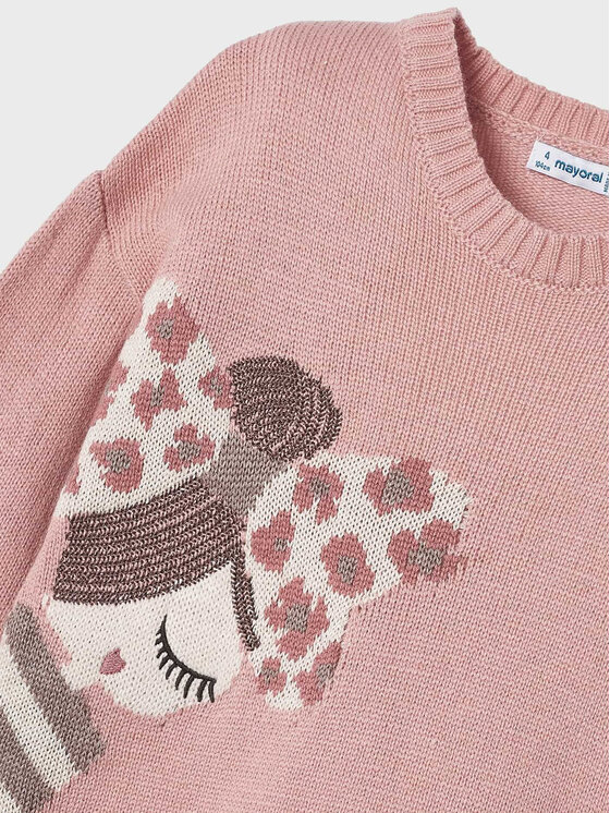 Mayoral Mayoral Sweater 4.303 Rózsaszín Regular Fit