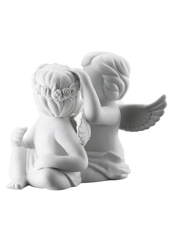 Rosenthal Rosenthal Figurka Para aniołów dużych z kwiatami Biały