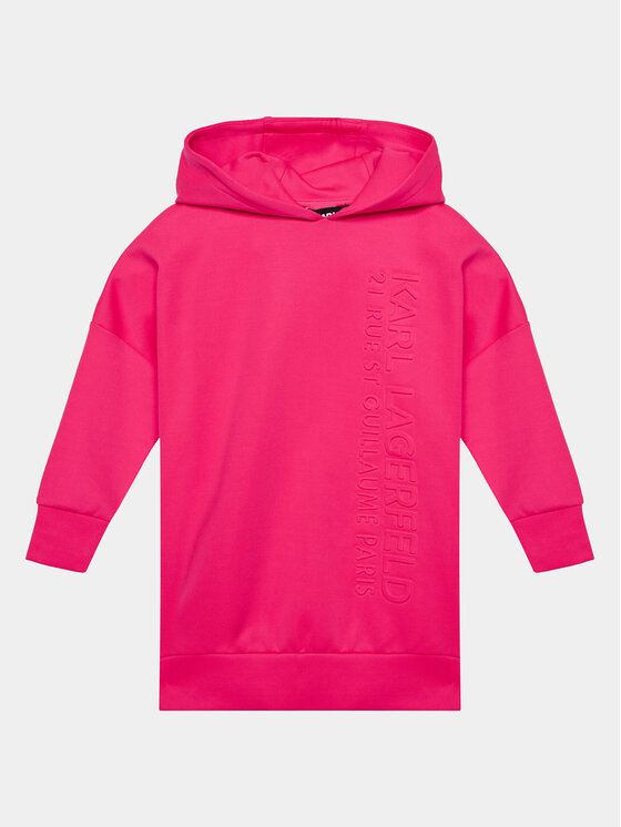 Karl Lagerfeld Kids Úpletové šaty Z12247 S Ružová Regular Fit