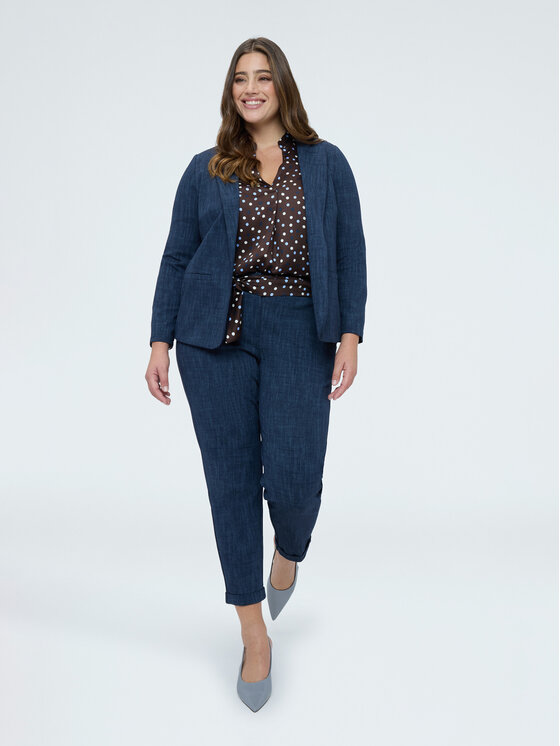 Fiorella Rubino Fiorella Rubino Pantaloni di tessuto P842L002403N034 Blu Regular Fit