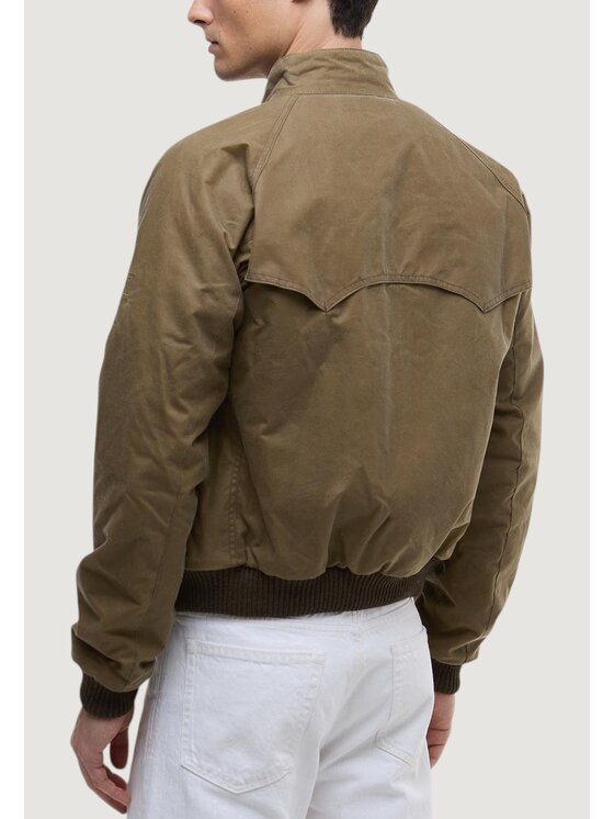 Barbour International Barbour International Giacca di pelle MERCHANT WAX Marrone Casual Fit