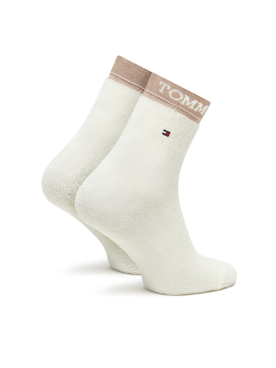 Tommy Hilfiger Tommy Hilfiger Hosszú zoknik 701236328 Ekru