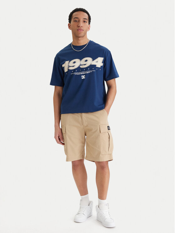 DC Shoes DC Shoes Bavlnené šortky Tundra ADYWS03086 Béžová Regular Fit