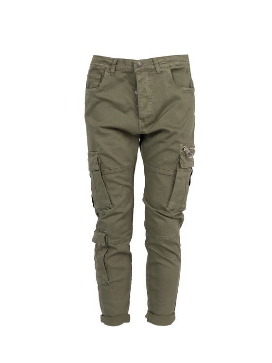 Xagon Xagon Spodnie materiałowe P24032CR4034 Khaki Slim Fit