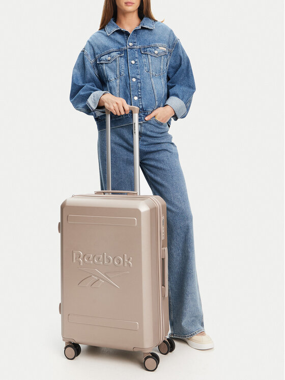 Reebok Reebok Walizka średnia RBK-WAL-023-CCC-M Beżowy
