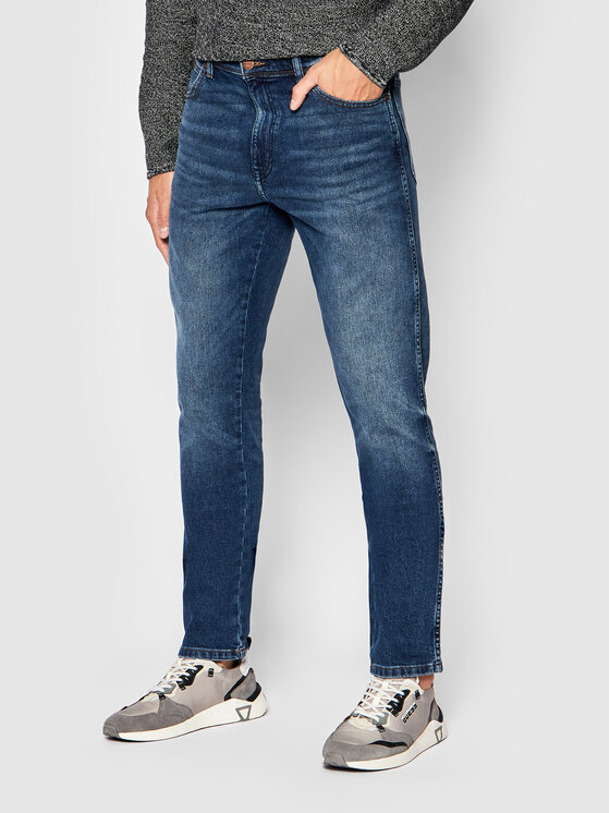 Wrangler Wrangler Jeans Texas W12SU551H 112141159 Blu scuro Slim Fit