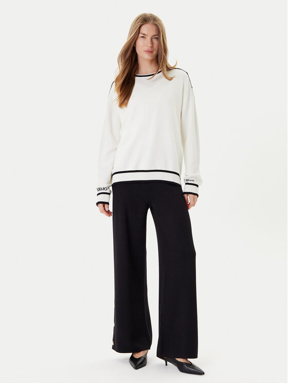 Liu Jo Liu Jo Pullover TF5230 MS59L Écru Regular Fit
