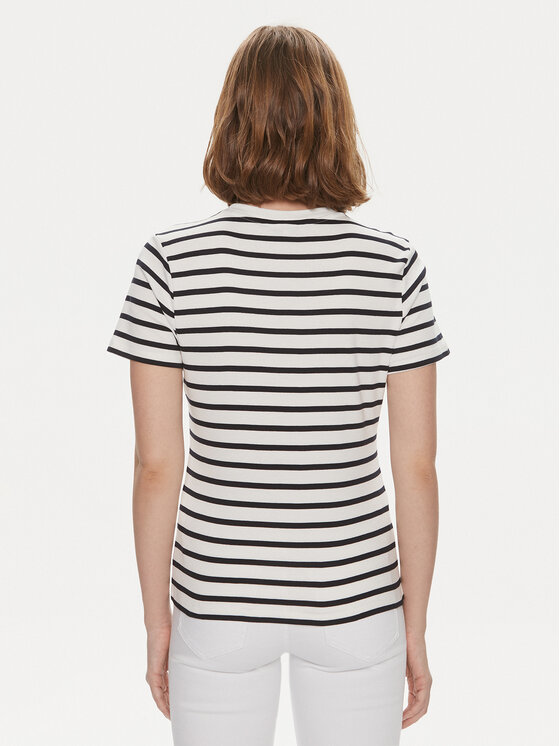 Tommy Hilfiger Tommy Hilfiger T-Shirt New Cody WW0WW40587 Écru Slim Fit