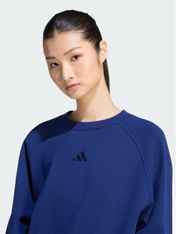 adidas adidas Bluza 164810 Niebieski Loose Fit