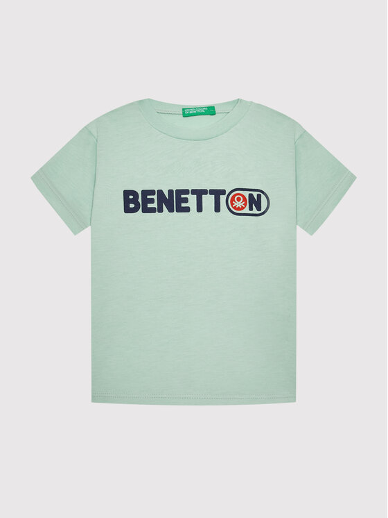 United Colors Of Benetton United Colors Of Benetton Футболка 3I1XG102N Зелений Regular Fit