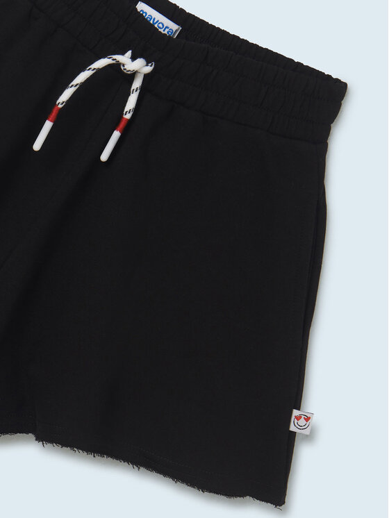 Mayoral Mayoral Pantaloncini di tessuto 6241 Nero