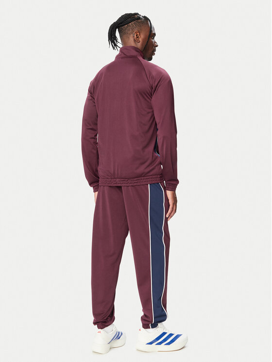 adidas adidas Tuta Colour Block KH2731 Bordeaux Regular Fit