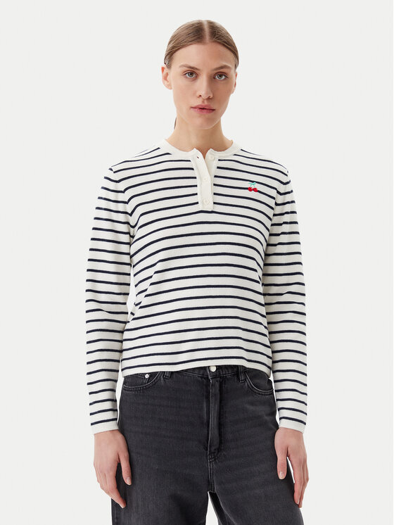 Pieces Pieces Sweater Senna 17156406 Ekru Regular Fit