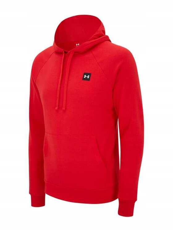 Under Armour Under Armour Bluza Under Armour Rival Fleece Hoodie Czerwony Regular Fit