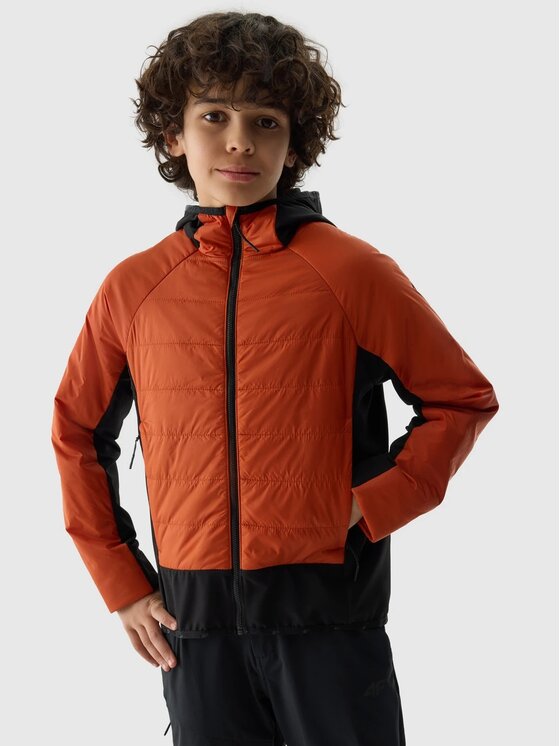 4F 4F Vatovaná bunda 4FJWSS24TTJAM409-61S Červená Regular Fit