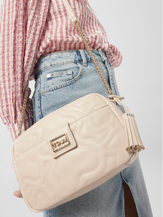 TOUS TOUS Handtasche Bandolera-Reporter K Dream 2001577643 Écru