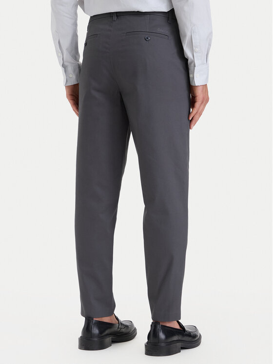 Calvin Klein Calvin Klein Чино панталони LV04LH610G Сив Tapered Fit