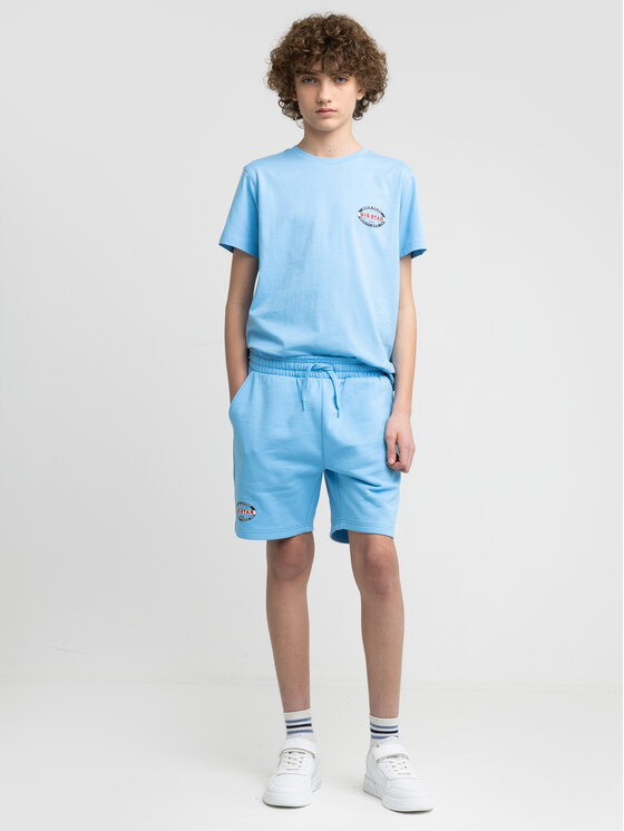 BIG STAR BIG STAR Szorty materiałowe LIANER Niebieski Basic Fit