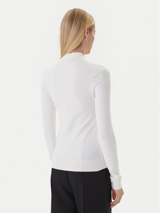 Tommy Hilfiger Tommy Hilfiger Megztinis WW0WW47462 Écru Regular Fit