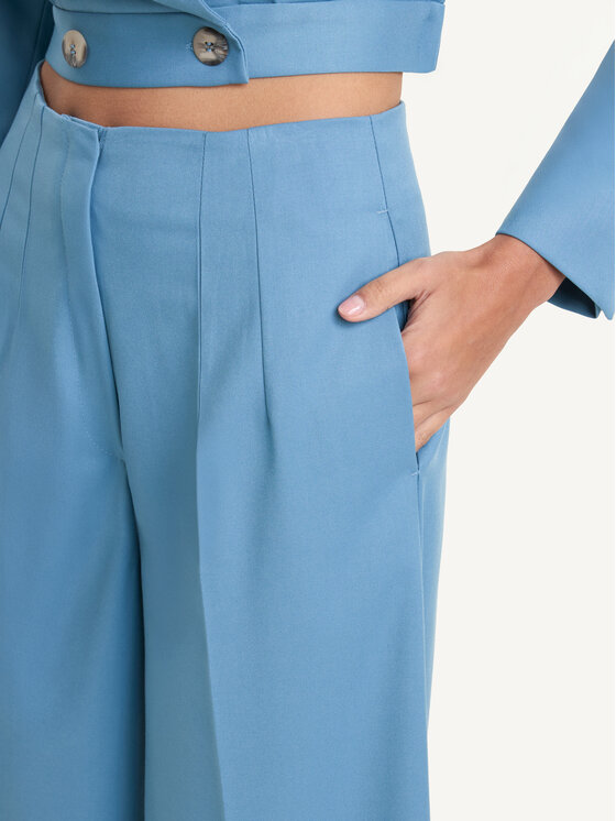 KMX KMX Spodnie materiałowe 808330015 Niebieski Straight Fit