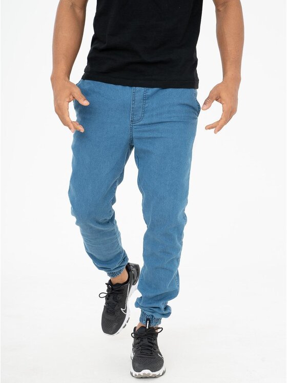 Jigga Wear Jigga Wear Jeansy Sky Promo Błęktine Niebieski Regular Fit