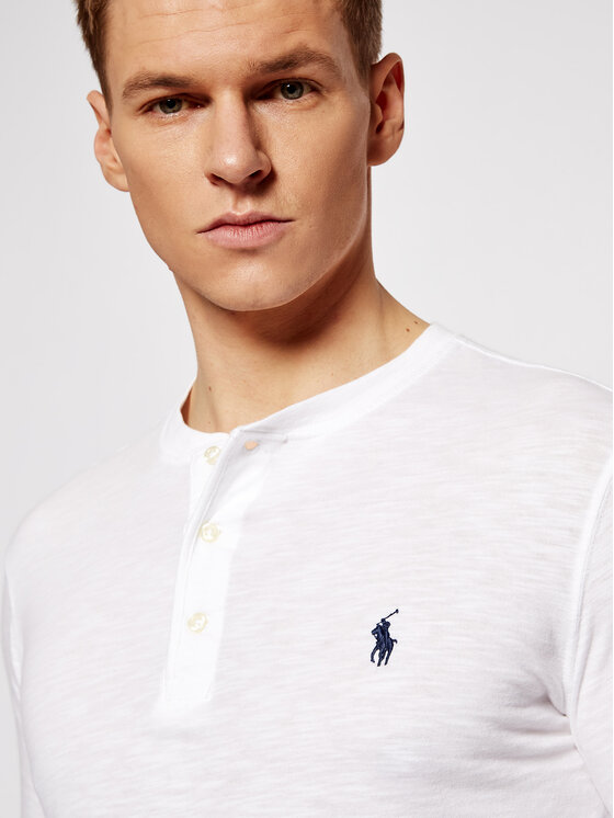 Polo Ralph Lauren Polo Ralph Lauren Longsleeve krekls Lsl 710790058002 Balts Regular Fit