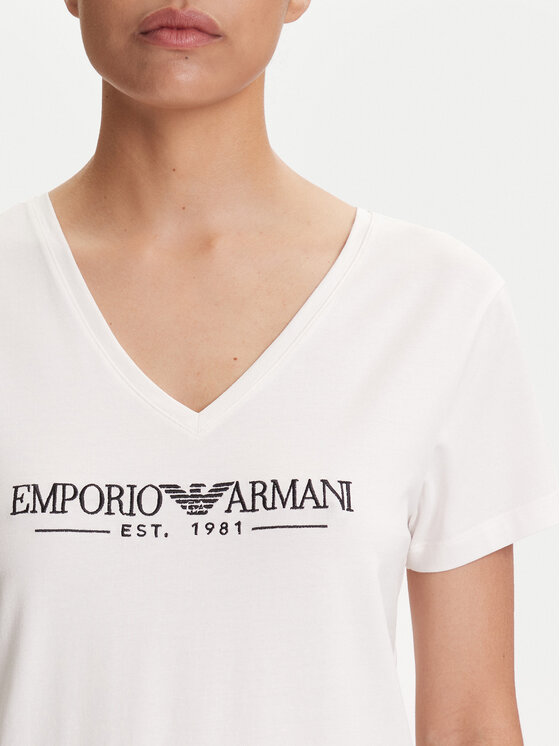 Emporio Armani Underwear Emporio Armani Underwear Póló EW000409 AF10881 U1131 Fehér Regular Fit