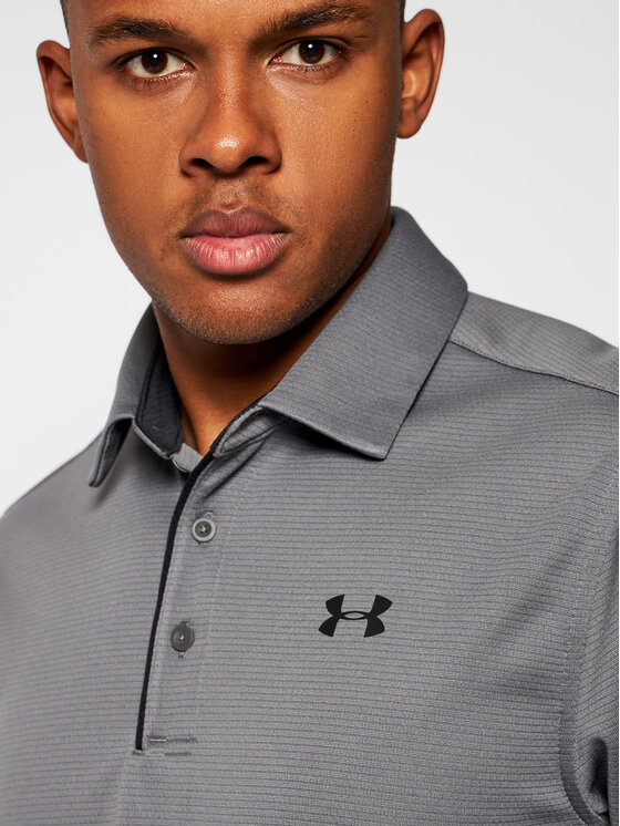 Under Armour Under Armour Polo Ua Tech 1290140 Szary Loose Fit