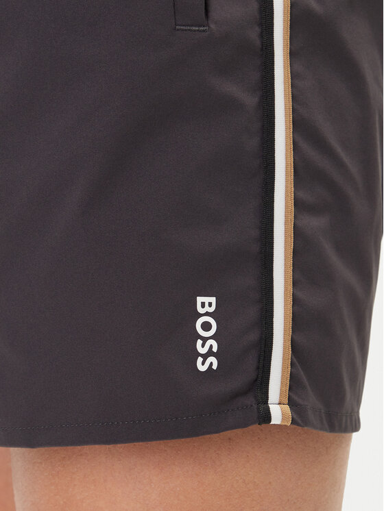 BOSS BOSS Плувни шорти Iconic 50491594 Сив Regular Fit